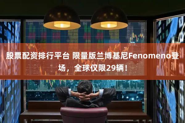 股票配资排行平台 限量版兰博基尼Fenomeno登场，全球仅限29辆！